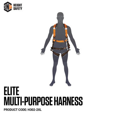 H302-2XLLINQ Elite Multi-Purpose Harness - Maxi (XL-2XL) cw Harness Bag (NBHAR)