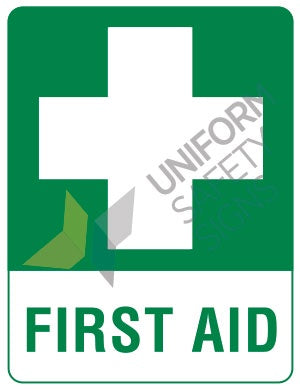 First Aid - Corflute 600x450mm 501LC