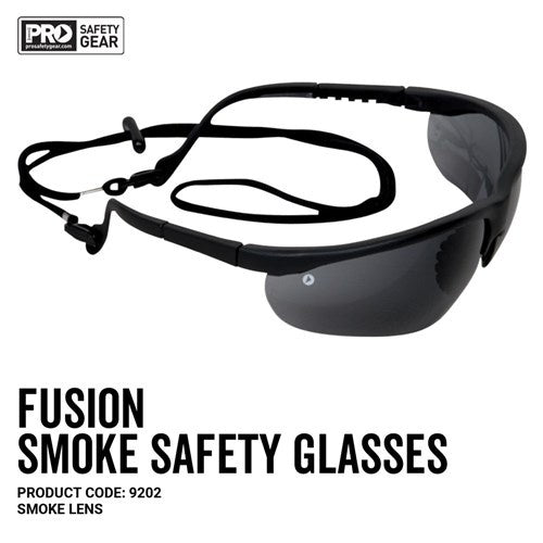 9202 ProChoice® Fusion Safety Glasses Smoke Lens