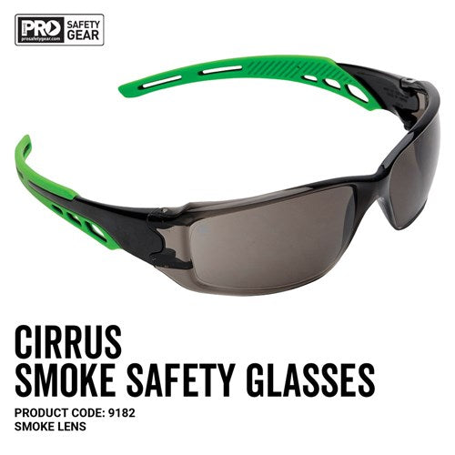 PRO CHOICE CIRRUS GREEN ARMS SAFETY GLASSES
