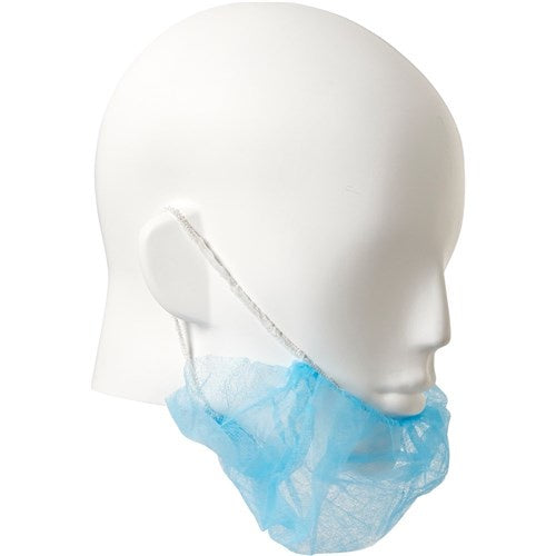 Pro Choice Disposable Beard Cover Twin Loop Blue - 100 PACK DBCT18B