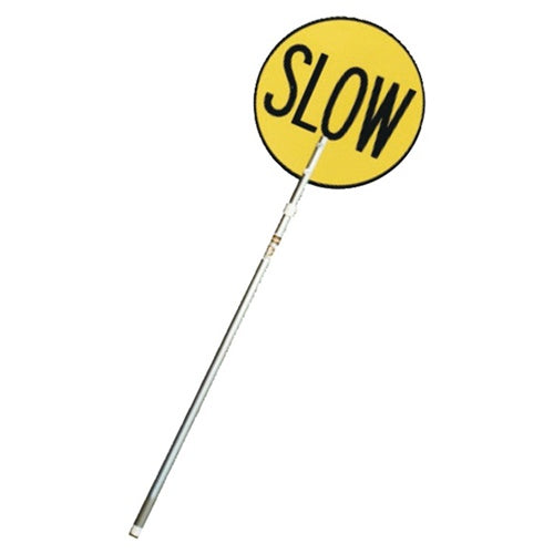 CL145SS BATON CLASS 1 REFLECTIVE WITH WOODEN HANDLE STOP/SLOW SIGN 450mm