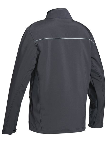 BISLEY MENS SOFT SHELL JACKET BJ6060 - ON THE GO SAFETY & WORKWEAR