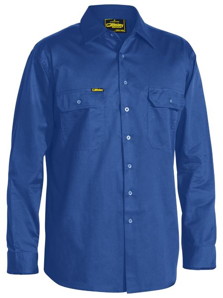BISLEY Cool Lightweight Drill Shirt - Long Sleeve BS6893