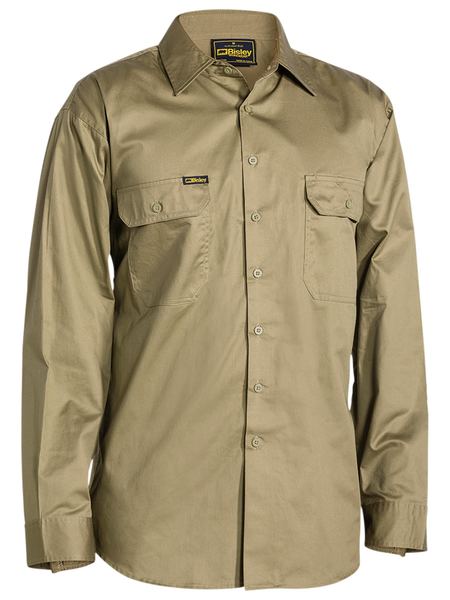 BISLEY Cool Lightweight Drill Shirt - Long Sleeve BS6893