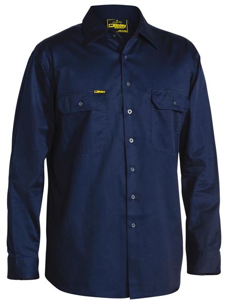 BISLEY Cool Lightweight Drill Shirt - Long Sleeve BS6893