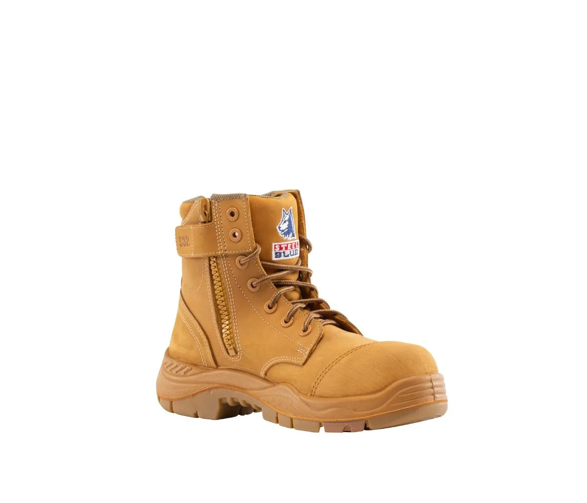 Steel blue argyle zip non safety on sale