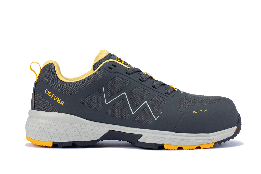 OLIVER GREY JOGGER BOOT (SAFETY TOE) - 40-810