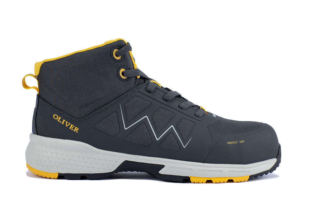 OLIVER GREY JOGGER ANKLE BOOT (SAFETY TOE) - 40-820