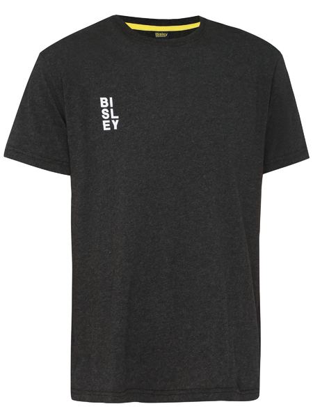 BISLEY Cotton Vertical Logo Short Sleeve Tee BKT091