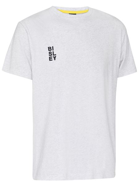 BISLEY Cotton Vertical Logo Short Sleeve Tee BKT091