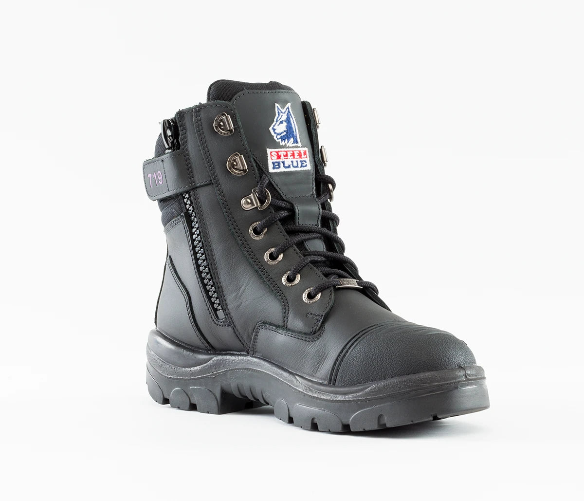 Steel Blue Ladies Southern Cross Zip Scuff Safety Boots  512719