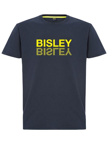 BISLEY Crew Flipped Logo Short Sleeve Tee BKT097