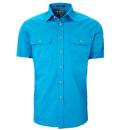 Pilbara Mens Open Front Short Sleeve Work Shirt RM500BTS