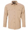 Pilbara Mens Open Front Long Sleeve Shirt RM500BT