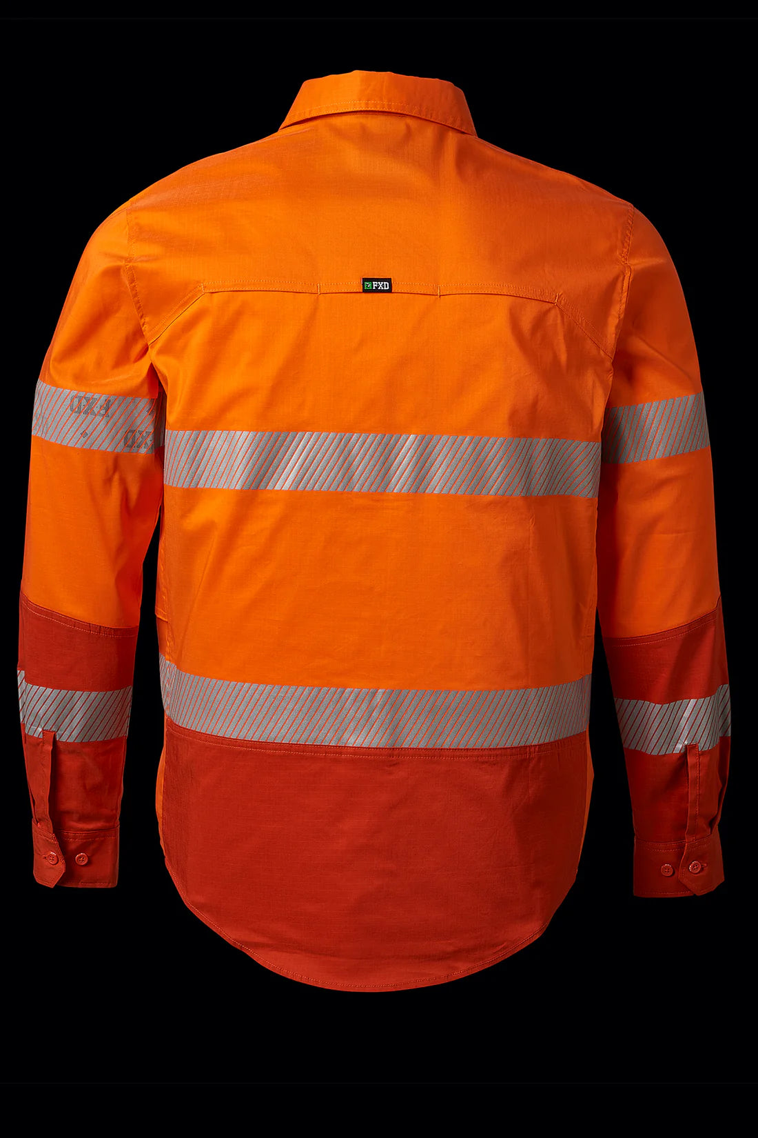 FXD Mens Hi-Vis Taped Stretch Work Shirt LSH-2T
