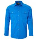 Pilbara Mens Open Front Long Sleeve Shirt RM500BT