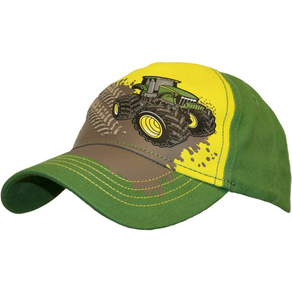 John Deere Tractor Mud Track Toddler Cap (Green/Yellow) One Size  LP68351-(OS)