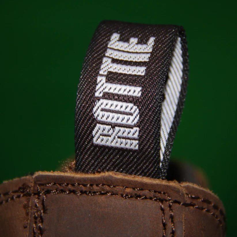 ROTTIE Omeo Elastic Sided Brown Suede Boot with Steel Cap  RWBOMEO