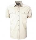 Pilbara Mens Open Front Short Sleeve Work Shirt RM500BTS