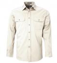 Pilbara Mens Open Front Long Sleeve Shirt RM500BT