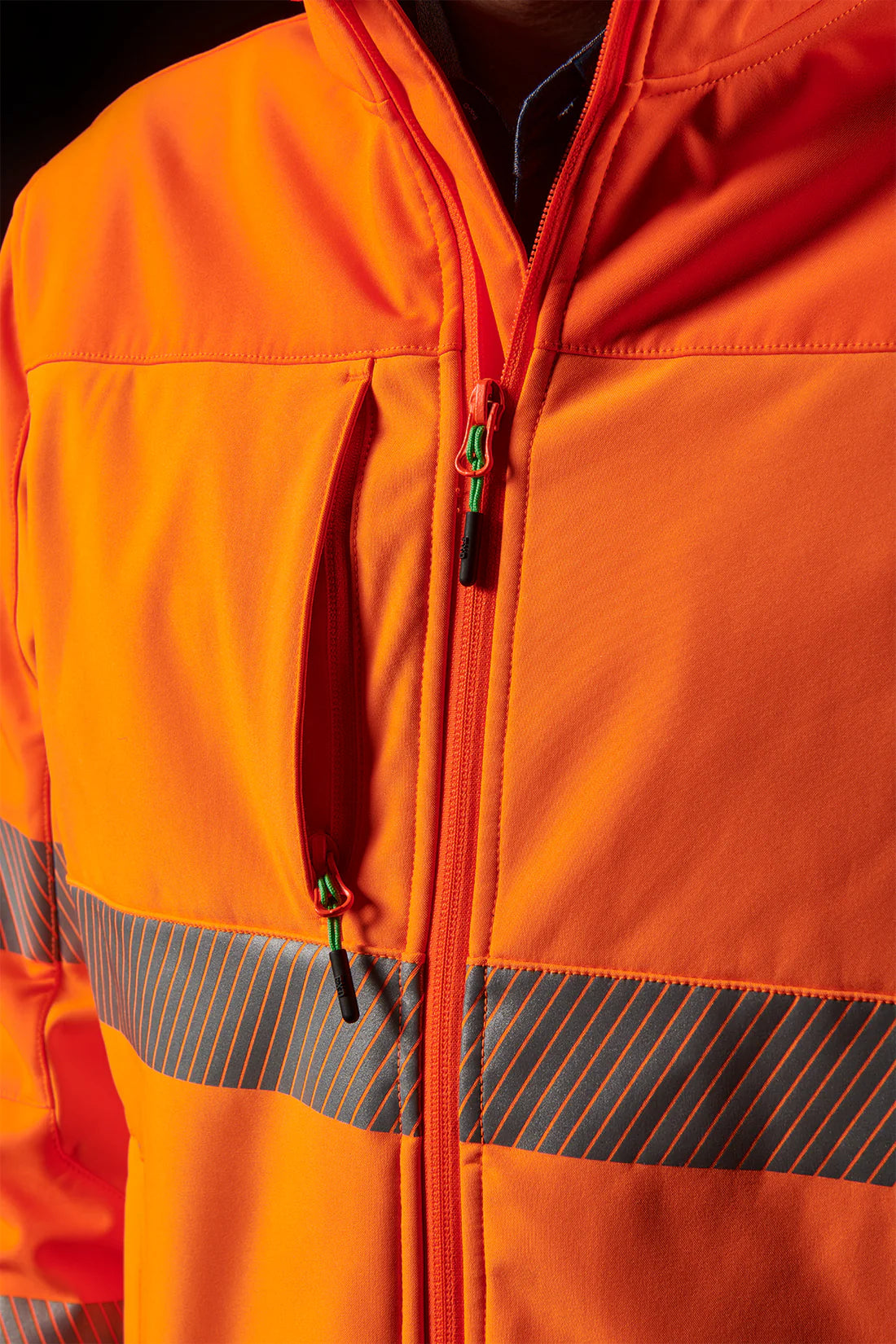 FXD Hi Vis Taped Soft Shell Work Jacket WO-3T
