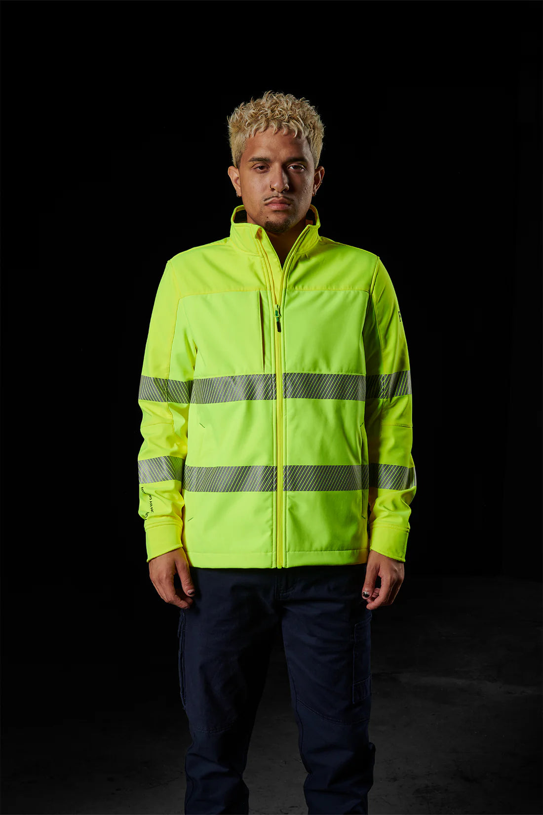 FXD Hi Vis Taped Soft Shell Work Jacket WO-3T