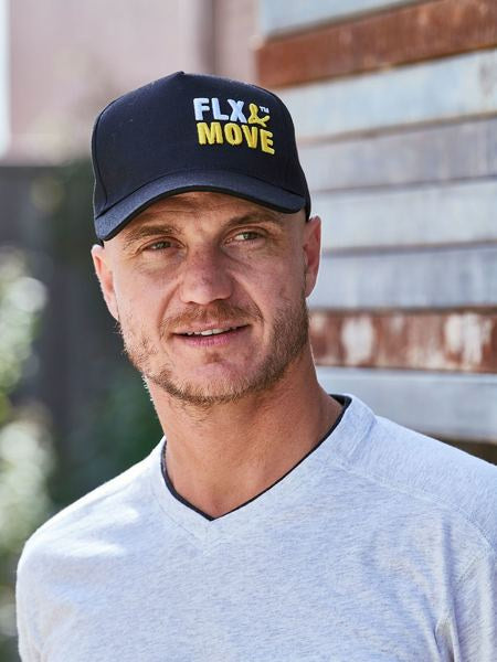 BISLEY Flx & Move Baseball Cap - Black OSFM BCAP70