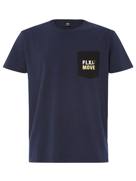 BISLEY Mens Flex &amp; Move Cotton Tee BKT065
