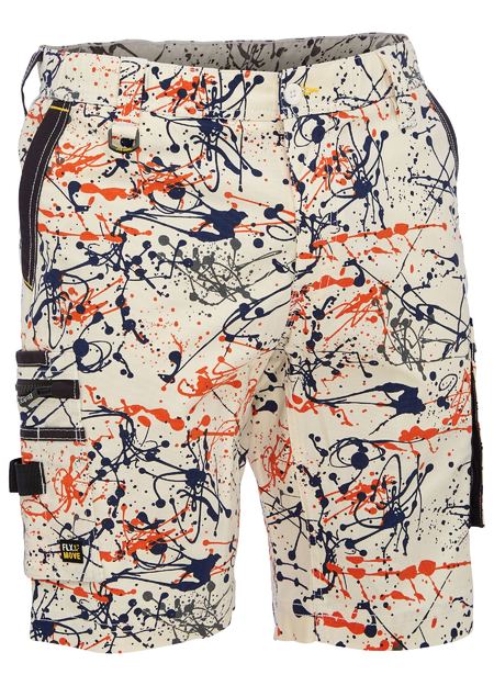 BISLEY Flex &amp; Move Stretch Canvas Camo Cargo Short - Limited Edition BSHC1337