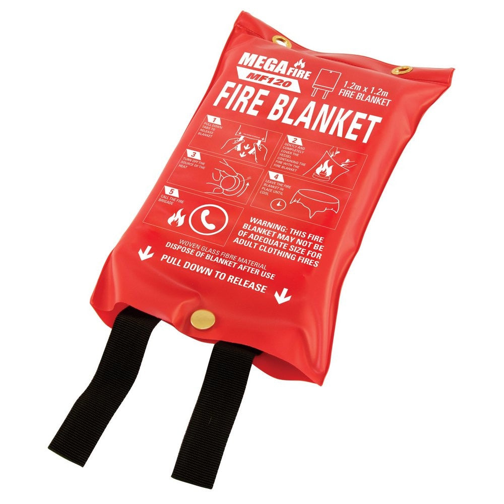 MF120 MEGAFIRE Commercial Fire Blanket  1.2m x 1.2m