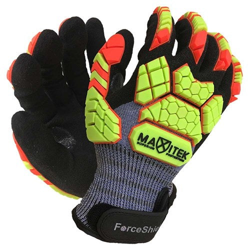 G-Tek Forceshield Polykor X7 Glove - Hi-Vis Yellow  120-3700X7