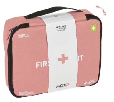 MEDIQ First Aid Vehicle Kit 1-10 Persons Low Risk FAEVS - ON THE GO SAFETY  & WORKWEAR