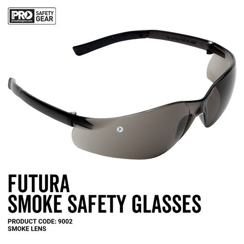 9002 ProChoice® Futura Safety Glasses Smoke Lens