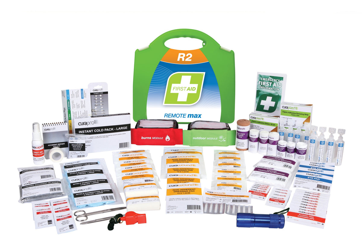 FAR2R20 FIRST AID KIT, R2, REMOTE MAX KIT, PLASTIC PORTABLE