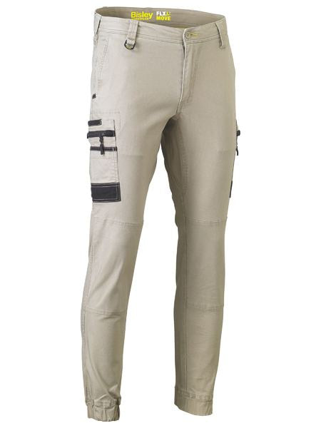 BISLEY Flex & Move Stretch Cargo Cuffed Pants BPC6334