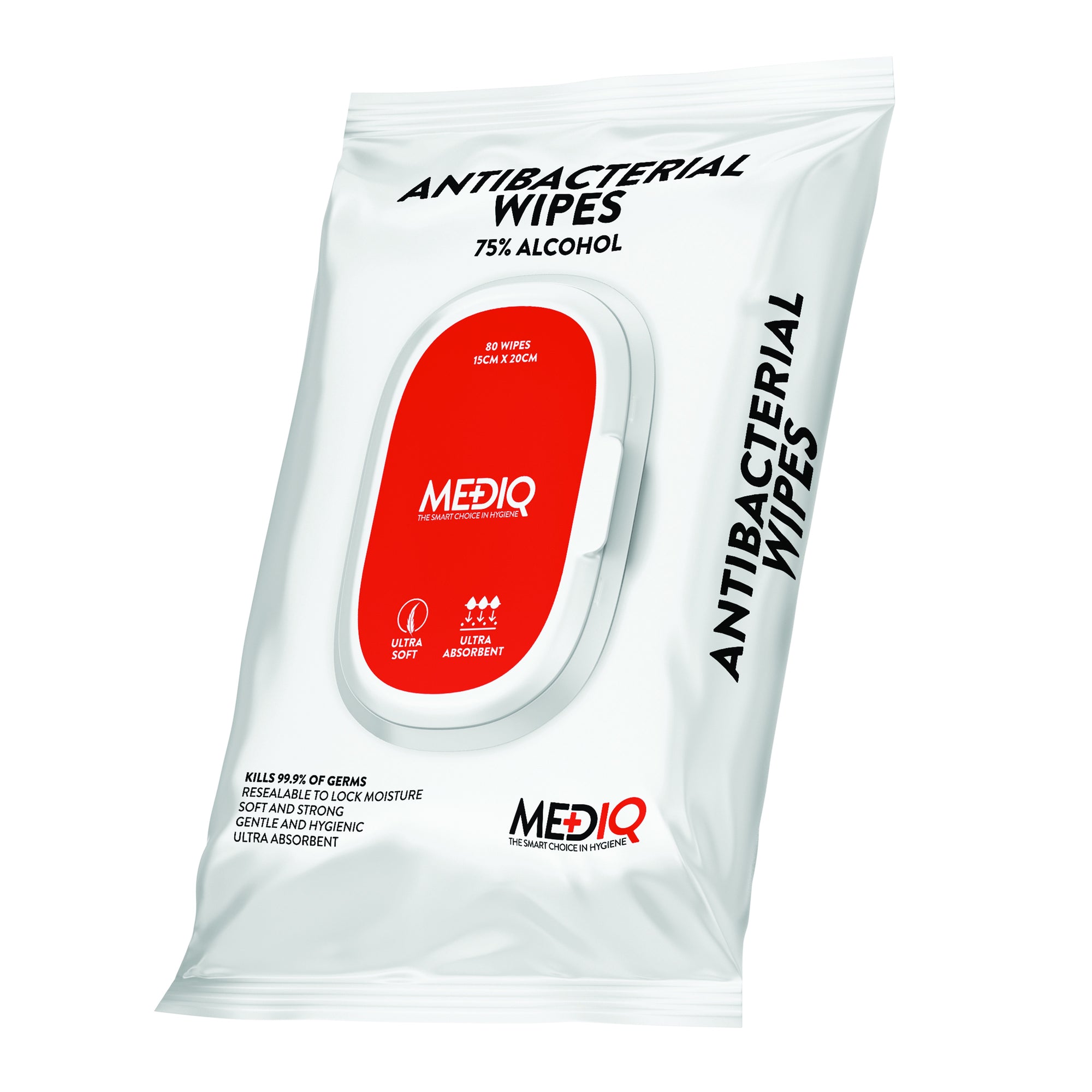 MEDIQ Antibacterial Wipes ABW80