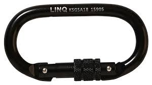 LINQ Karabiner Screw Gate 18mm Steel Alloy KSGSA18