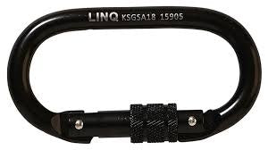 LINQ Karabiner Screw Gate 18mm Steel Alloy KSGSA18