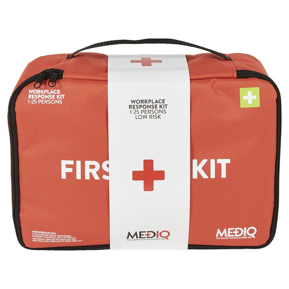 MEDIQ Essential First Aid Kit Workplace Response - Orange Soft Pack 1-25 Persons Low Risk FAEWS