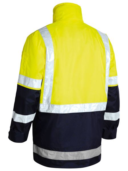 BISLEY 5 IN 1 RAIN JACKET BK6975 - ON THE GO SAFETY &amp; WORKWEAR