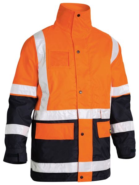 BISLEY 5 IN 1 RAIN JACKET BK6975 - ON THE GO SAFETY &amp; WORKWEAR