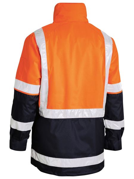 BISLEY 5 IN 1 RAIN JACKET BK6975 - ON THE GO SAFETY &amp; WORKWEAR
