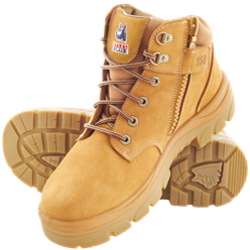 STEELBLUE Parkes Zip - Wheat Nubuck 312158