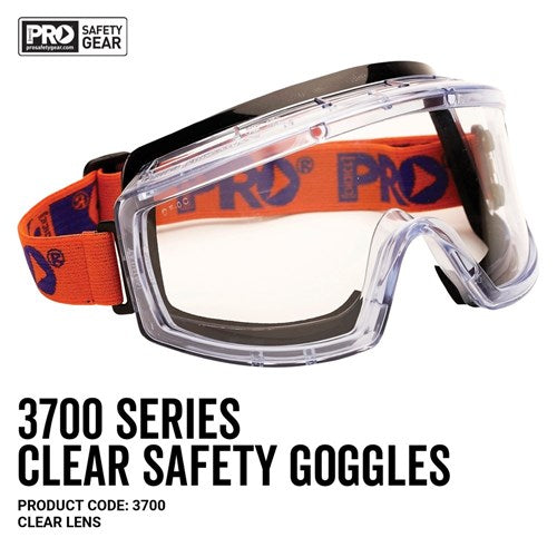 3700 PRO CHOICE GOGGLE CLEAR - ON THE GO SAFETY & WORKWEAR