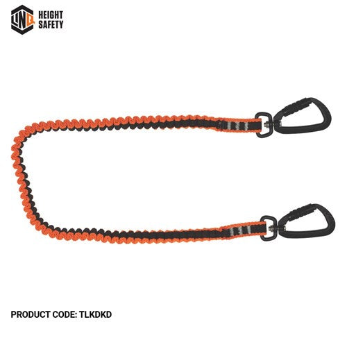 TLKDKD LINQ Tool Lanyard With 2 X Double Action Karabiners - ON THE GO SAFETY &amp; WORKWEAR