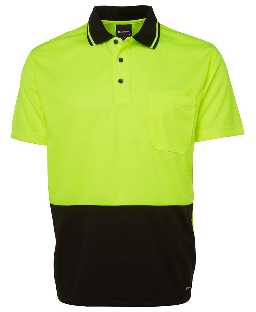6HVNC Kids Hi Vis Non Cuff Traditional Polo