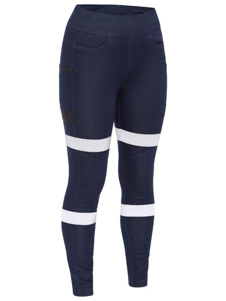 BISLEY Ladies Flx & Move Biomotion Taped Leggings  BPL6026T