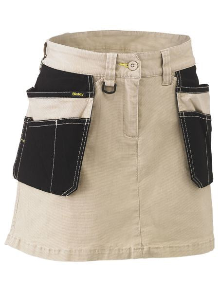 BISLEY Ladies Flex & Move Stretch Cotton Skort BLS1024