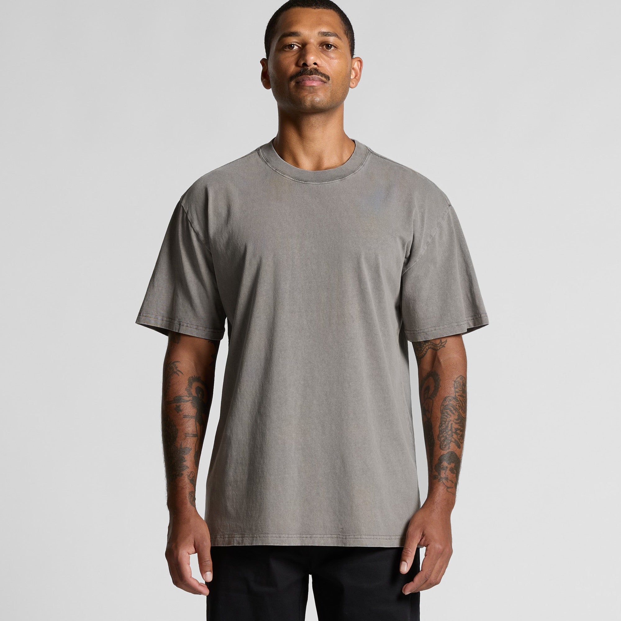 AS COLOUR MENS HEAVY FADED TEE - 5082